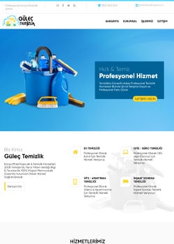 Konya Yazılım Tasarım Konya'da mobil temizlik olarak hizmet veren Güleç Temizlik, Web Site Tasarımında Bizi Tercih Etti.