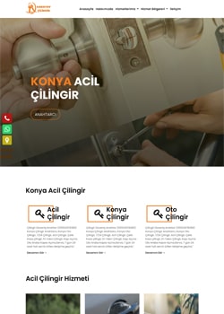 Konya Yazılım Tasarım Konya'da çilingir üzerine hizmet veren Karatay Acil Çilingir, Web Site Tasarımında Bizi Tercih Etti.