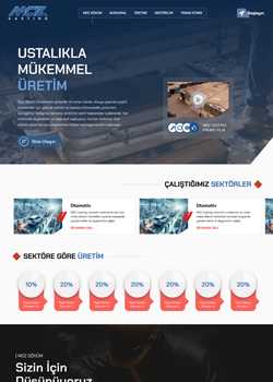 Konya'da döküm yedek parça üzerine hizmet veren MDZ Döküm,
Özel Konsept Web Site Tasarımında ikinci web sitesinde de
Bizi Tercih Etti.