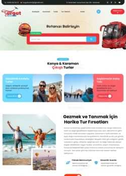 Karaman'da Hizmet Veren Turgut Turizm Acentesi Özel Web Site Tasarımı ve Yazılımında Bizi Tercih Etti